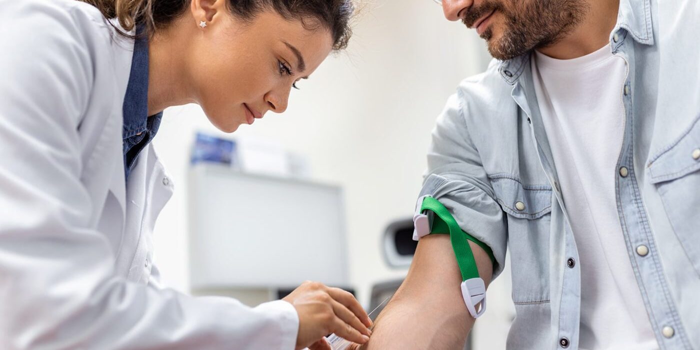 Laboratory technician conducting R&D